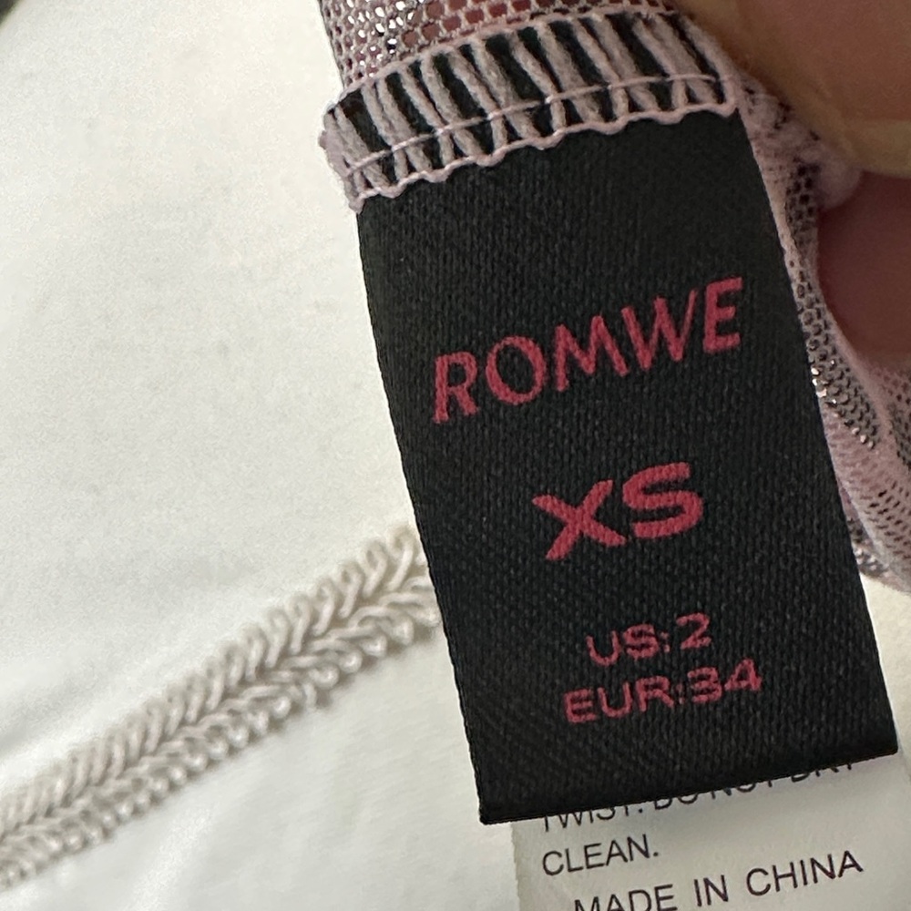 ROMWE Pink Animal Print Lace Camisole - Picture 8 of 8